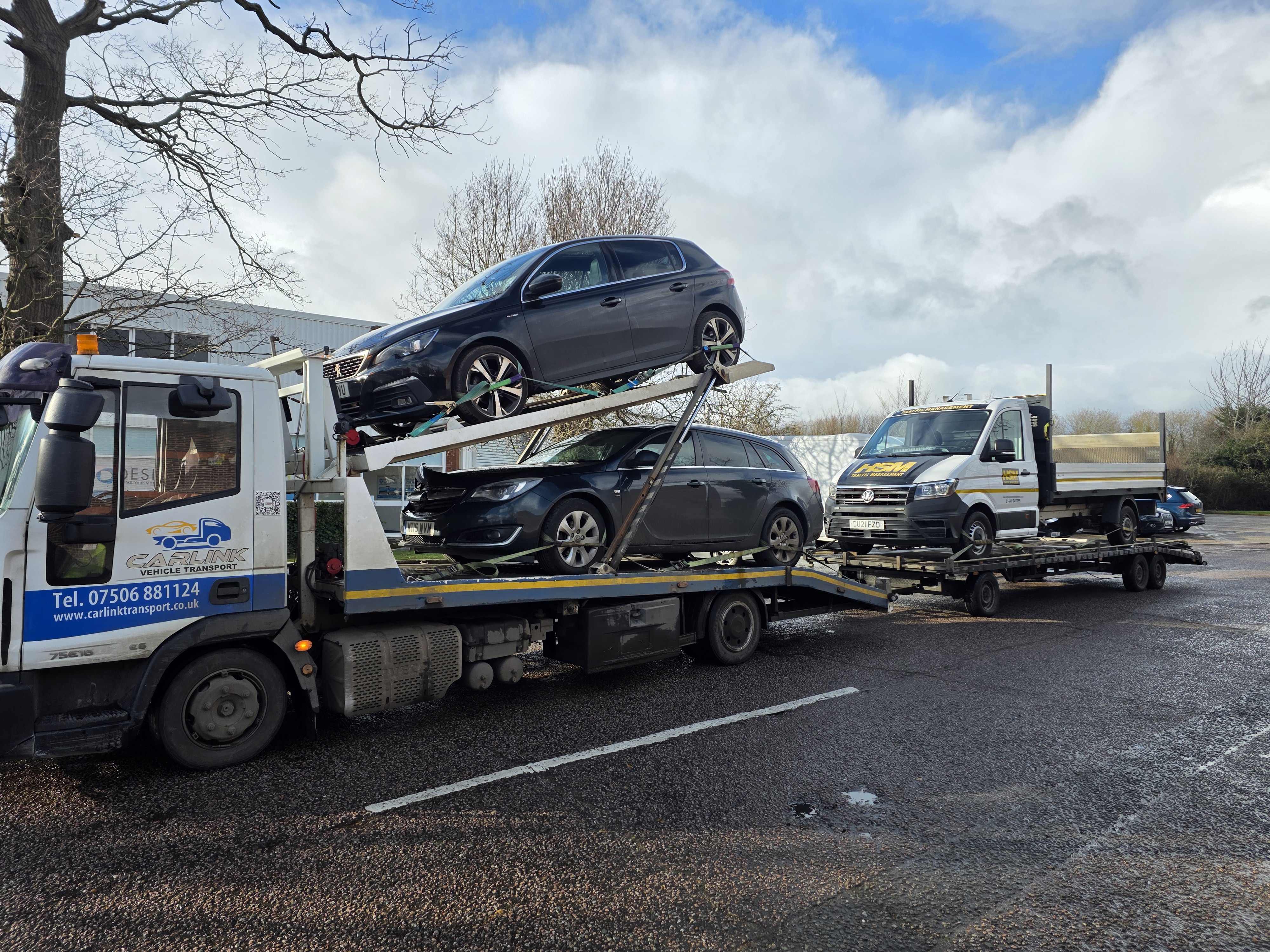 Transporting Non-Running Auction Vehicles